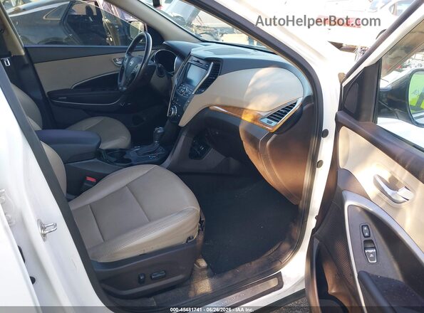 5XYZU3LB0GG335113 2016 HYUNDAI SANTA FE SPORT Белый Вид салона спереди