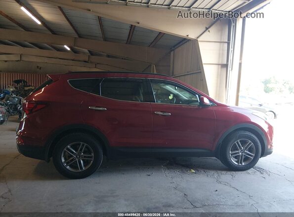 5XYZU3LB0HG428778 2017 HYUNDAI SANTA FE SPORT Red Widok wnętrza z tyłu