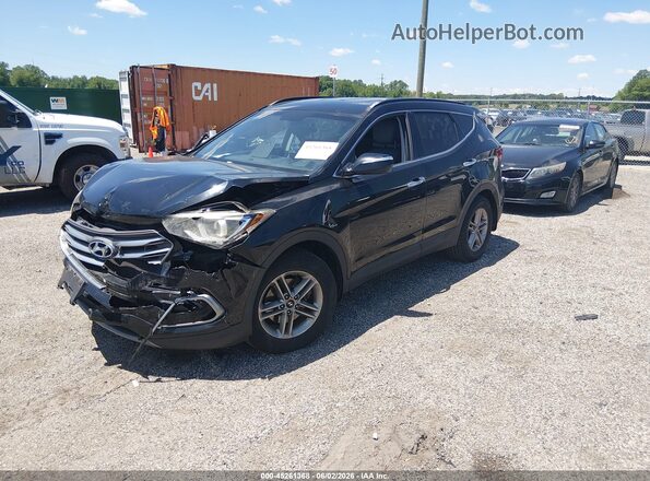 5XYZU3LB0JG511584 2018 HYUNDAI SANTA FE SPORT Black Przód lewy