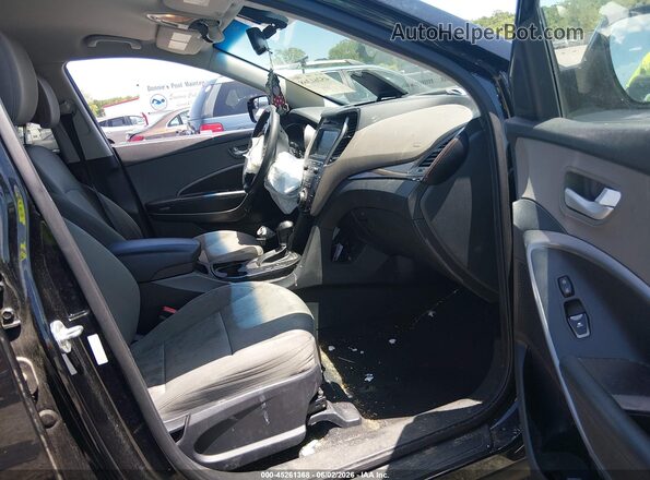 5XYZU3LB0JG511584 2018 HYUNDAI SANTA FE SPORT Black Widok wnętrza z przodu