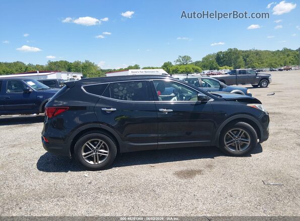 5XYZU3LB0JG511584 2018 HYUNDAI SANTA FE SPORT Black Widok wnętrza z tyłu