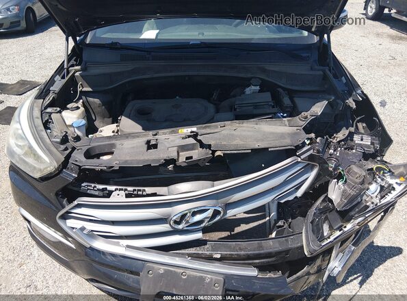 5XYZU3LB0JG511584 2018 HYUNDAI SANTA FE SPORT Black Widok z tyłu