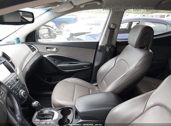 5XYZU3LB0JG540681 2018 HYUNDAI SANTA FE SPORT Black Vista interior delantera