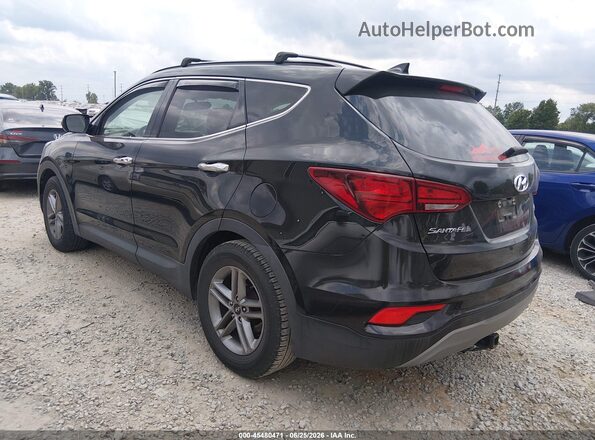 5XYZU3LB0JG540681 2018 HYUNDAI SANTA FE SPORT Black Trasero izquierdo