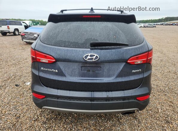 5XYZU3LB1GG319812 2016 HYUNDAI SANTA Blue Вид ззаду