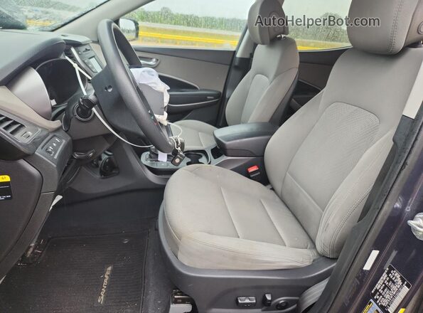 5XYZU3LB1GG319812 2016 HYUNDAI SANTA Blue Вид салону спереду