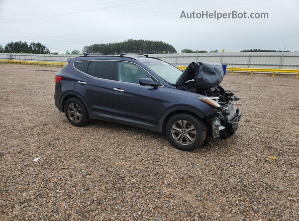5XYZU3LB1GG319812 2016 HYUNDAI SANTA Blue Передня права чверть
