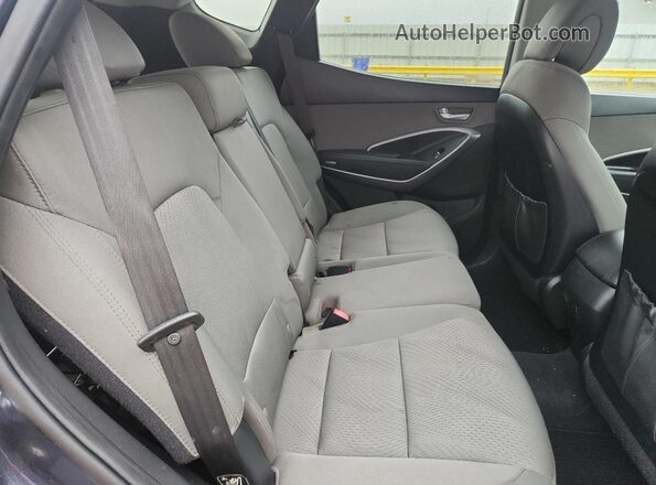 5XYZU3LB1GG319812 2016 HYUNDAI SANTA Blue Вид задньої частини салону
