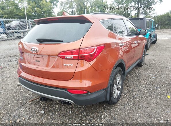 5XYZU3LB1GG353894 2016 HYUNDAI SANTA FE SPORT Orange Trasero derecho