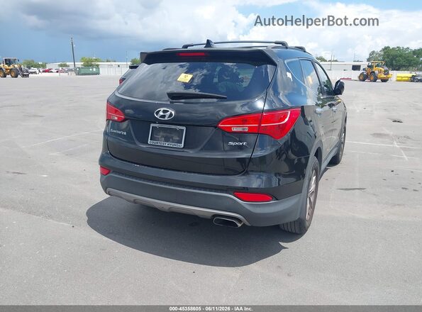5XYZU3LB2GG306289 2016 HYUNDAI SANTA FE SPORT Black Tył prawy