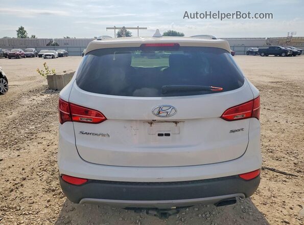 5XYZU3LB2GG355394 2016 HYUNDAI SANTA White უკანა ხედი