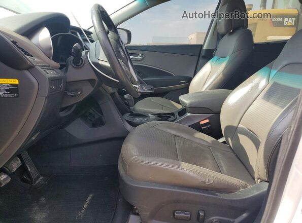 5XYZU3LB2GG355394 2016 HYUNDAI SANTA White წინა სალონის ხედი
