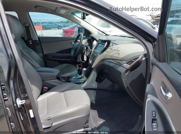 5XYZU3LB2HG400934 2017 HYUNDAI SANTA FE SPORT Черный Вид салона спереди
