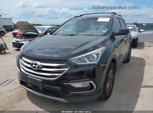 5XYZU3LB2HG400934 2017 HYUNDAI SANTA FE SPORT Черный Передняя левая четверть