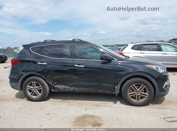 5XYZU3LB2HG400934 2017 HYUNDAI SANTA FE SPORT Черный Вид задней части салона