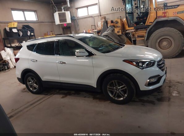 5XYZU3LB2JG524904 2018 HYUNDAI SANTA FE SPORT Белый Вид задней части салона
