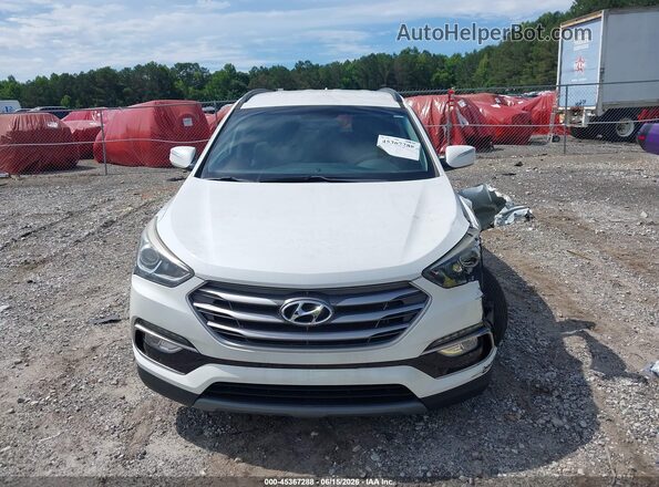 5XYZU3LB2JG532436 2018 HYUNDAI SANTA FE SPORT White Սարքավորումների վահանակի տեսք