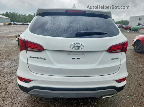 5XYZU3LB2JG545882 2018 HYUNDAI SANTA White უკანა ხედი