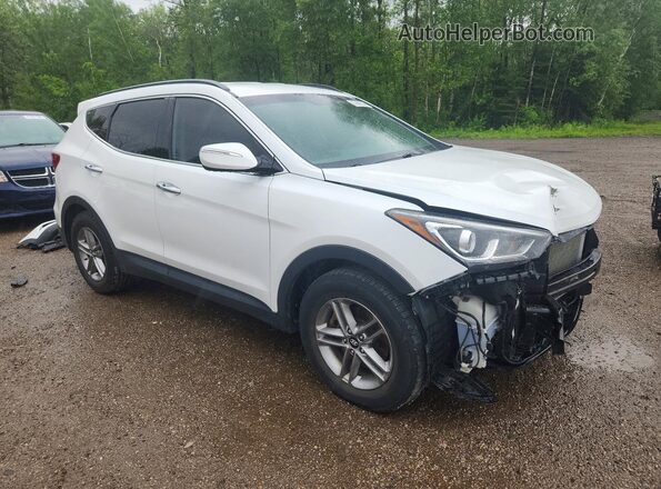 5XYZU3LB2JG545882 2018 HYUNDAI SANTA White წინა მარჯვენა