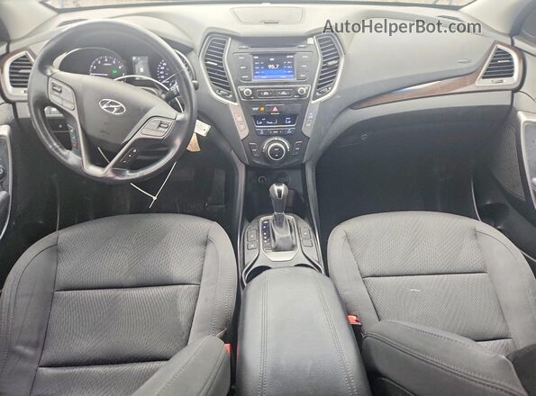 5XYZU3LB2JG545882 2018 HYUNDAI SANTA White წინა პანელის ხედი