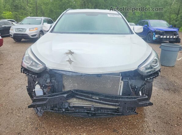 5XYZU3LB2JG545882 2018 HYUNDAI SANTA White წინა ხედი