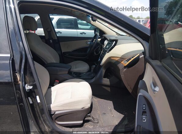 5XYZU3LB3GG346011 2016 HYUNDAI SANTA FE SPORT Black Front interior view