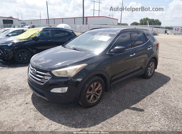 5XYZU3LB3GG346011 2016 HYUNDAI SANTA FE SPORT Black Front left