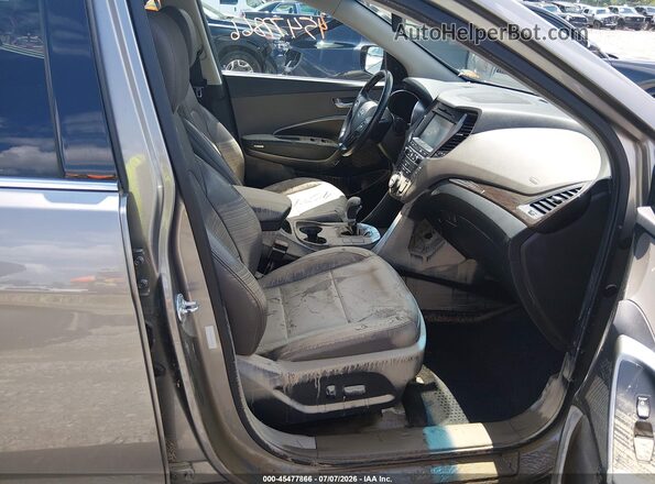 5XYZU3LB3HG386879 2017 HYUNDAI SANTA FE SPORT Gray წინა სალონის ხედი