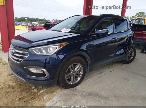 5XYZU3LB3HG412882 2017 HYUNDAI SANTA FE SPORT Blue Front left
