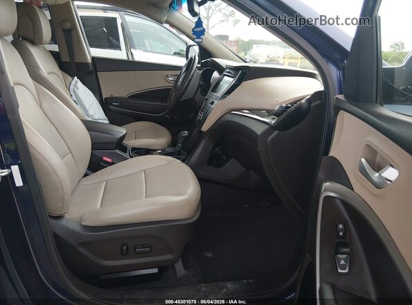 5XYZU3LB3HG412882 2017 HYUNDAI SANTA FE SPORT Blue Front interior view