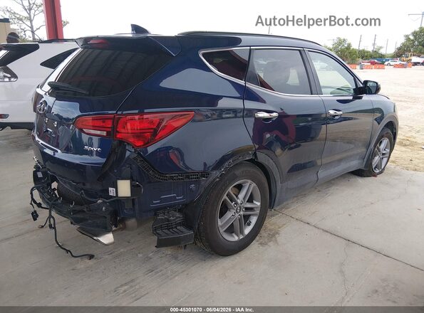 5XYZU3LB3HG412882 2017 HYUNDAI SANTA FE SPORT Blue Rear right