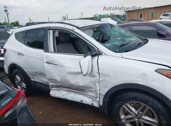 5XYZU3LB3JG549472 2018 HYUNDAI SANTA FE SPORT White Vista frontal