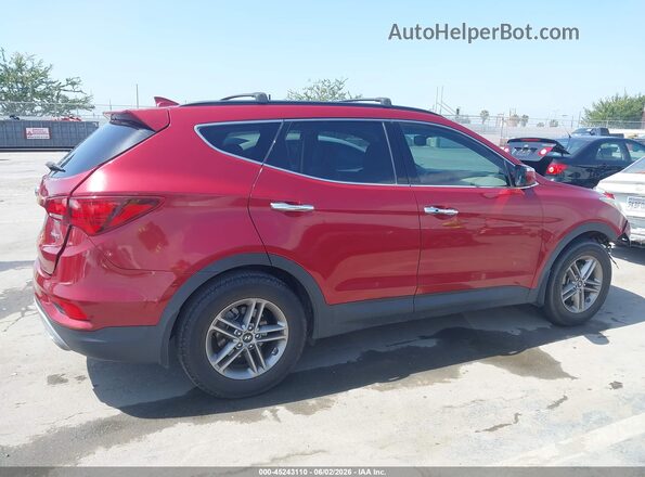 5XYZU3LB3JG556891 2018 HYUNDAI SANTA FE SPORT Red Սալոնի հետևի տեսք