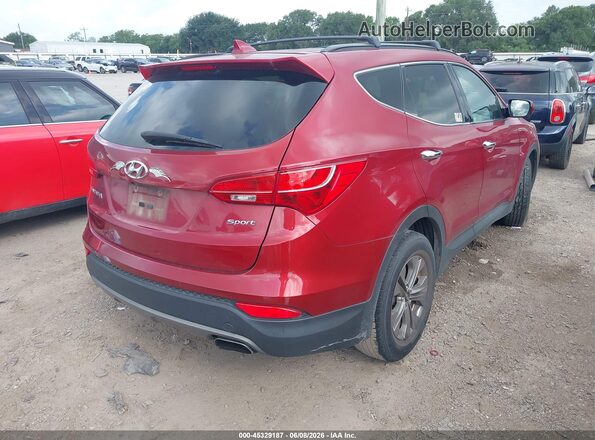 5XYZU3LB5GG313091 2016 HYUNDAI SANTA FE SPORT Maroon Tył prawy