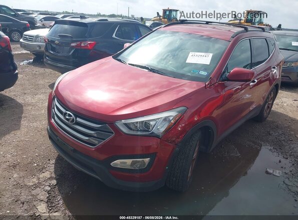 5XYZU3LB5GG313091 2016 HYUNDAI SANTA FE SPORT Maroon Przód lewy