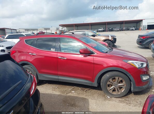 5XYZU3LB5GG313091 2016 HYUNDAI SANTA FE SPORT Maroon Widok wnętrza z tyłu