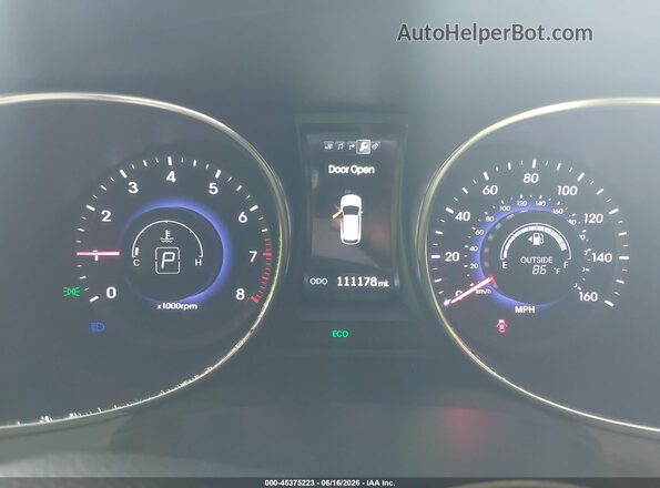 5XYZU3LB5GG316864 2016 HYUNDAI SANTA FE SPORT Gray 