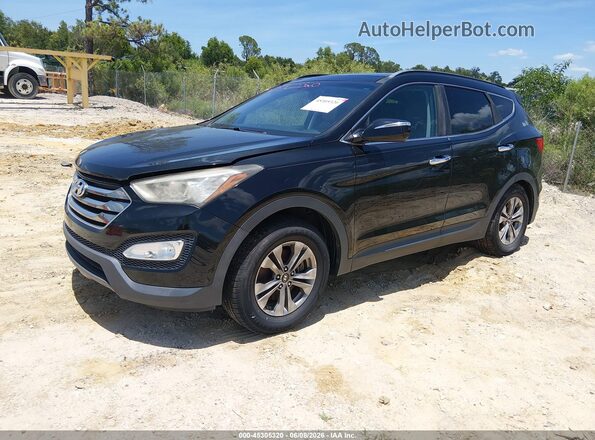 5XYZU3LB5GG362307 2016 HYUNDAI SANTA FE SPORT Black Front left