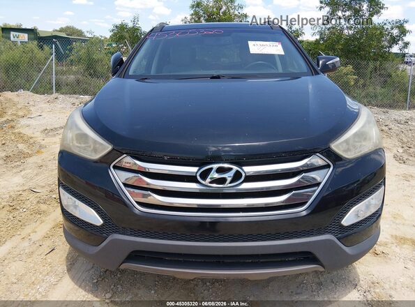 5XYZU3LB5GG362307 2016 HYUNDAI SANTA FE SPORT Black Front view