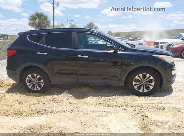 5XYZU3LB5GG362307 2016 HYUNDAI SANTA FE SPORT Black Rear interior view