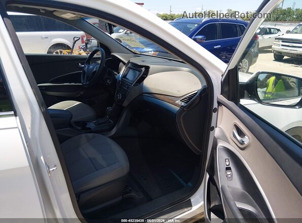 5XYZU3LB5HG422765 2017 HYUNDAI SANTA FE SPORT White წინა სალონის ხედი