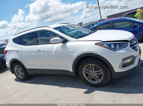 5XYZU3LB5JG550171 2018 HYUNDAI SANTA FE SPORT White Widok wnętrza z tyłu