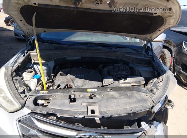 5XYZU3LB6GG359867 2016 HYUNDAI SANTA FE SPORT Silver უკანა ხედი