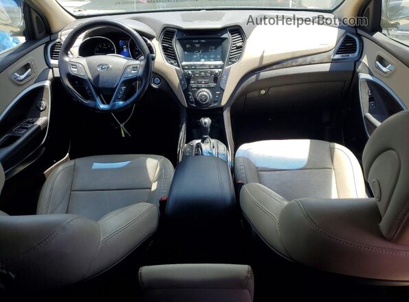 5XYZU3LB6HG422239 2017 HYUNDAI SANTA Blue Vista del salpicadero