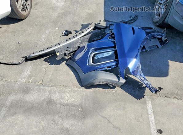5XYZU3LB6HG422239 2017 HYUNDAI SANTA Blue Vista del compartimento del motor