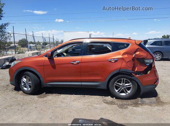 5XYZU3LB6HG497202 2017 HYUNDAI SANTA FE SPORT Orange Вид задньої частини салону