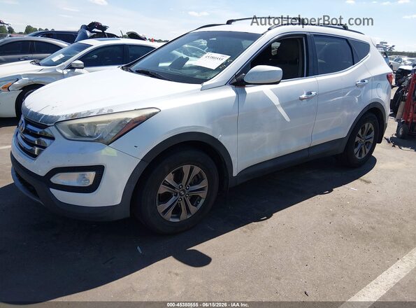 5XYZU3LB7GG320284 2016 HYUNDAI SANTA FE SPORT White Առջևի ձախ երեք քառորդ տեսարան