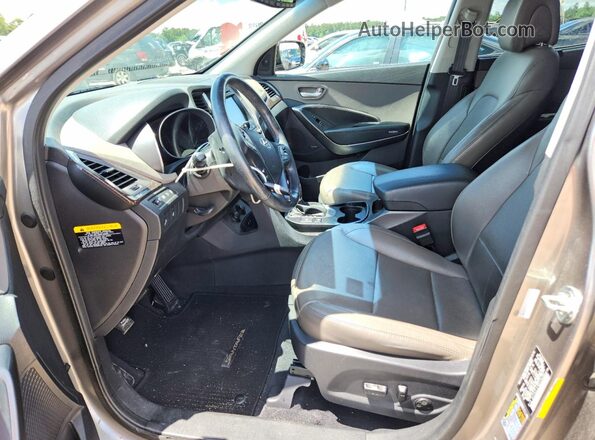 5XYZU3LB7HG434688 2017 HYUNDAI SANTA Серый Вид панели приборов