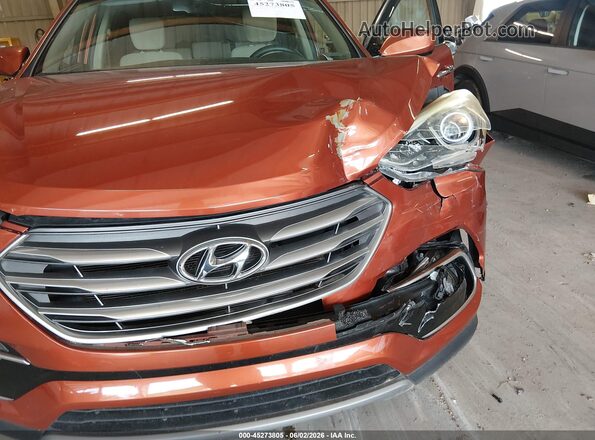 5XYZU3LB7HG489111 2017 HYUNDAI SANTA FE SPORT Orange 