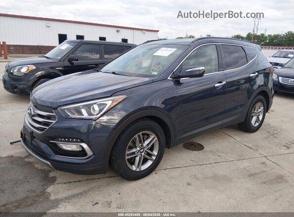 5XYZU3LB7JG528611 2018 HYUNDAI SANTA FE SPORT Gray Передня ліва чверть